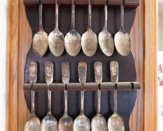 Thirteen original colonies spoons