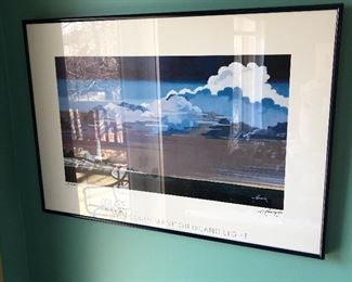 Signed and framed Bruce Unwin print