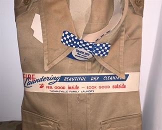 Old Military Shirt with Thomasville Laundry Labels