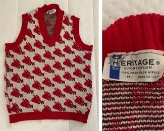 Vintage NC State Wolfpack Heritage Sweater Vest