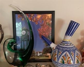 Art Glass and Porcelain Items