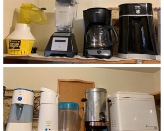 Assorted Coffe Makers and Small Appliances  