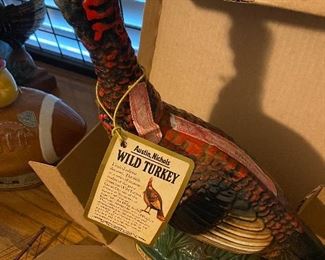 Wild Turkey Decanter in Box with Broken Seal