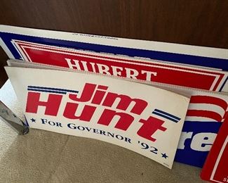 Vintage Political Bumper Stickers and Posters