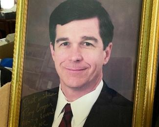 Roy Cooper Autographed Photo (Attorney General)