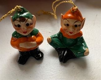 Small Pixie Elf Ornaments