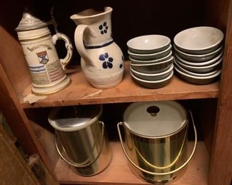 Military Stein/Pottery/Aluminum Pots