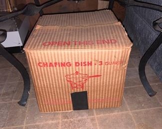Vintage Chafing Dish in Original Box