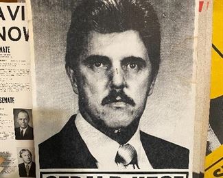 1986 Hege for Sheriff Poster