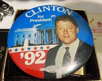 1992 Clinton Pinback Button