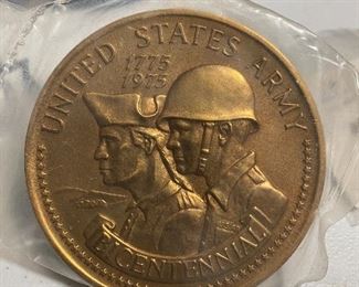 Large U.S. Army Bicentennial Medallion
