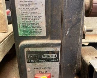 Craftsman 12" Wood Lathe