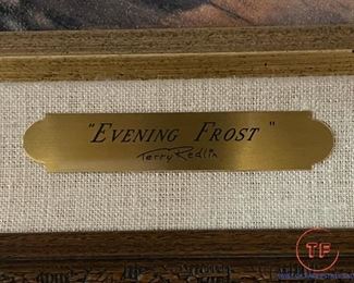 TERRY REDLIN "Evening Frost" Master's Edition Lithograph