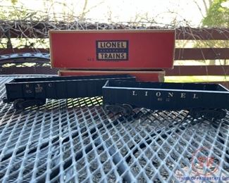 LIONEL Trains Gondola Cars No 6462 and 6012 