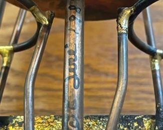 CURTIS JERE French Cafe / Bistro Copper Brass Metal 3 D Wall Art Sculpture Signed C JERE 1989