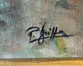 Oil On Canvas Parisian Street Scene by PIETRO GRIFFO