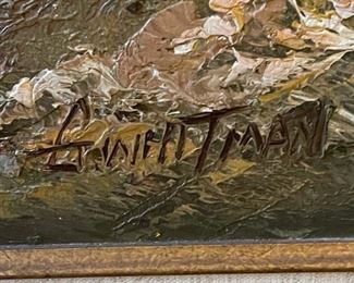 Original Oil on Canvas Landscape Scene by G WHITMAN