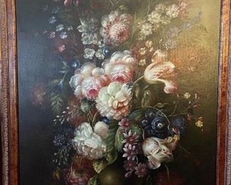 Framed Oil on Canvas by AIRELE