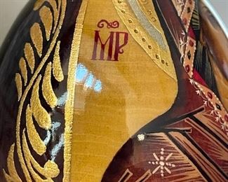 Vintage Russian Lacquer Icon Egg