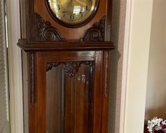 Working Antique Gustauf Becker Grandfather Clock