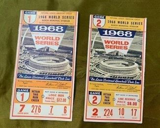 1968 World Series Tickets