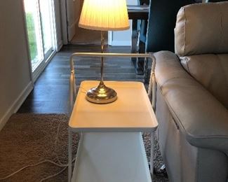 side table with lamp