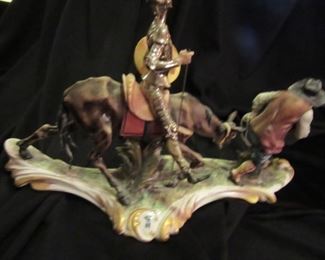 Capodimonte 'Don Quixote & Sancha Panza'
