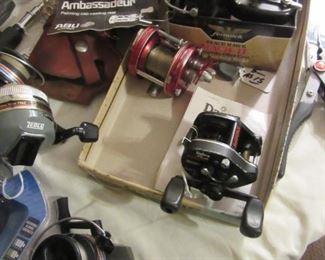 Loose Reels, Daiwa, Garcia, Zebco, and more