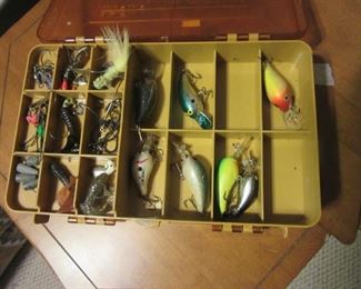 Loads of lures (6 boxes with lures and bait)