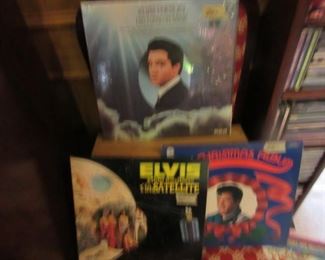 Elvis LP's in Jackets