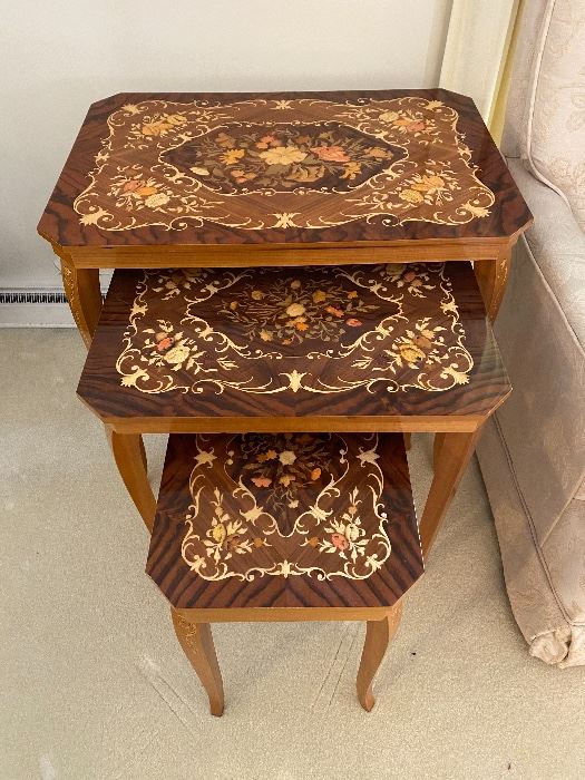 Nesting Music Box Tables 