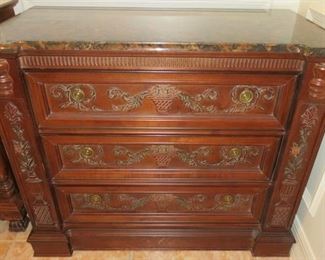 Pulaski Marble Top Chest of Drawers