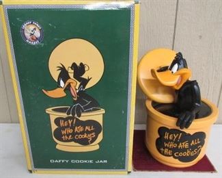 Daffy Duck Cookie Jar (More Cookie Jars Not Shown)