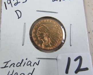 1925-D Gold $2.50 Indian Head Coin