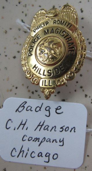 Police Magistrate Badge - Hillside , ILL