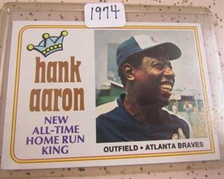 1974 Hank Aaron Baseball Card