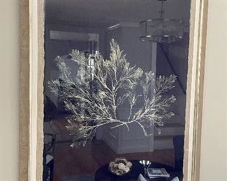 Item 4: Fabric Botanical Coral Decor, Framed - 26" x 33.75": $ 125 ea