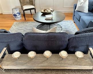 Item 17: Wooden Candle Holder - 35"l x 7"w x 6"h: $38