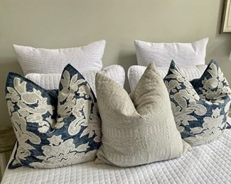 Item 21: (3) Down Pillows - 24" x 24": $48 each