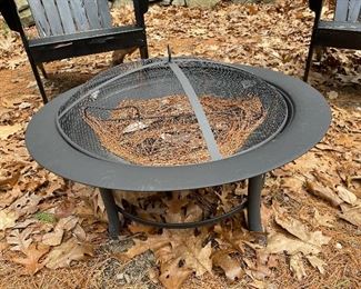 Item 75: Small Round Firepit - 29" x 12.75": $50