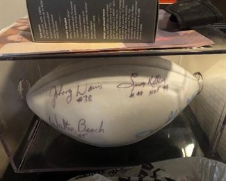 Signed - Hall of Fame football