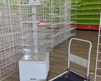 Retail Display And Rolling Cart