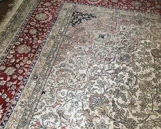 12 x 18 100% silk area rug