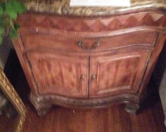 Real marble top buffet style