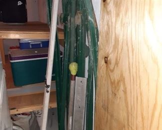 6 foot garden fencing metal stakes