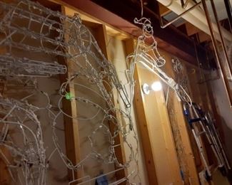 Light up outdoor Christmas decorations