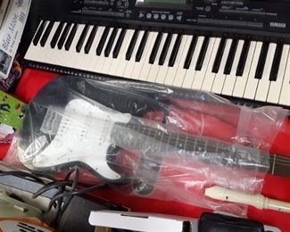 Squier electric guitar $45