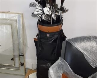 Two sets of men's golf clubs top- flite clubs $50