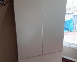 Part of 3 piece  bed set Modern formica laminated armoire by Rougier