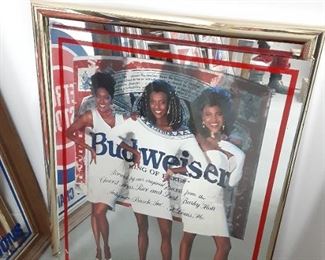 Budweiser beer mirror